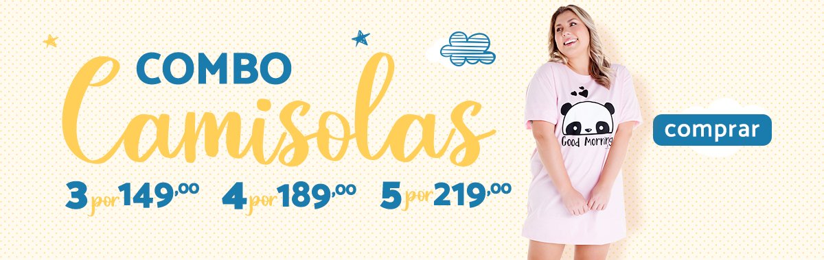 Camisolas Plus Size Beblast